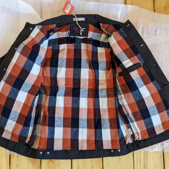 Normal Brand Waxed Canvas Jacket - Brown / S - Picture 4 of 8